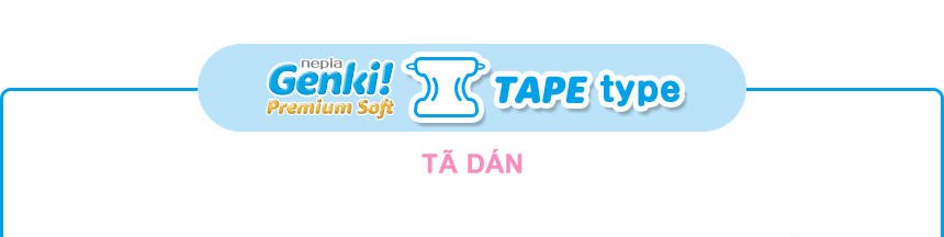 nepia Genki! Premium Soft TAPE type TÃ DÁN